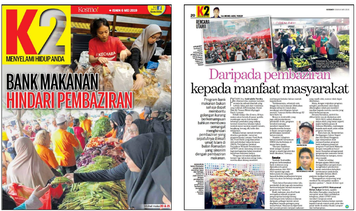 Liputan Kosmo Program KL Food Bank