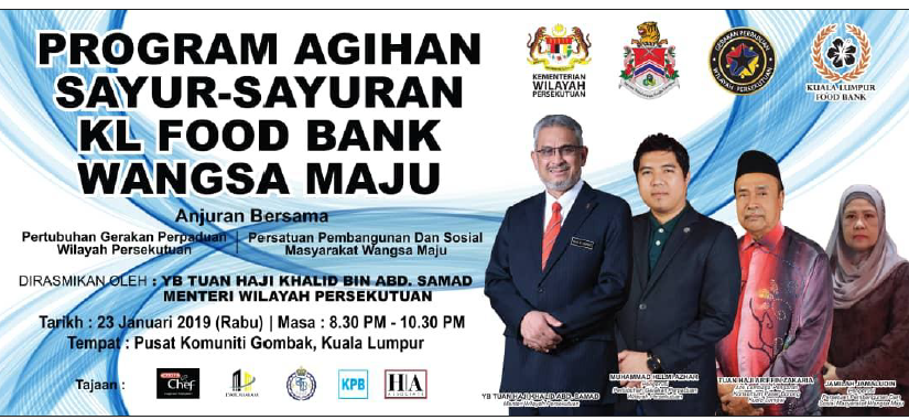 Program Agihan Sayur-Sayuran KL Food Bank Wangsa Maju