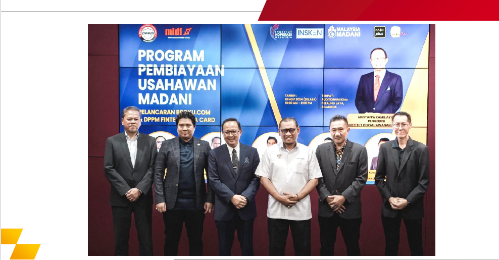 Pelancaran Program Pembiayaan Usahawan Madani DPPM