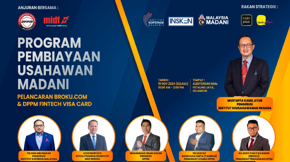 Poster Rasmi Program Pembiayaan Usahawan Madani